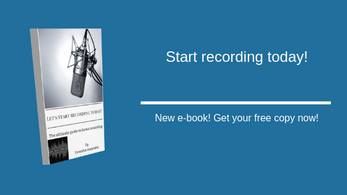 New e-book. Sign up and Start recording today