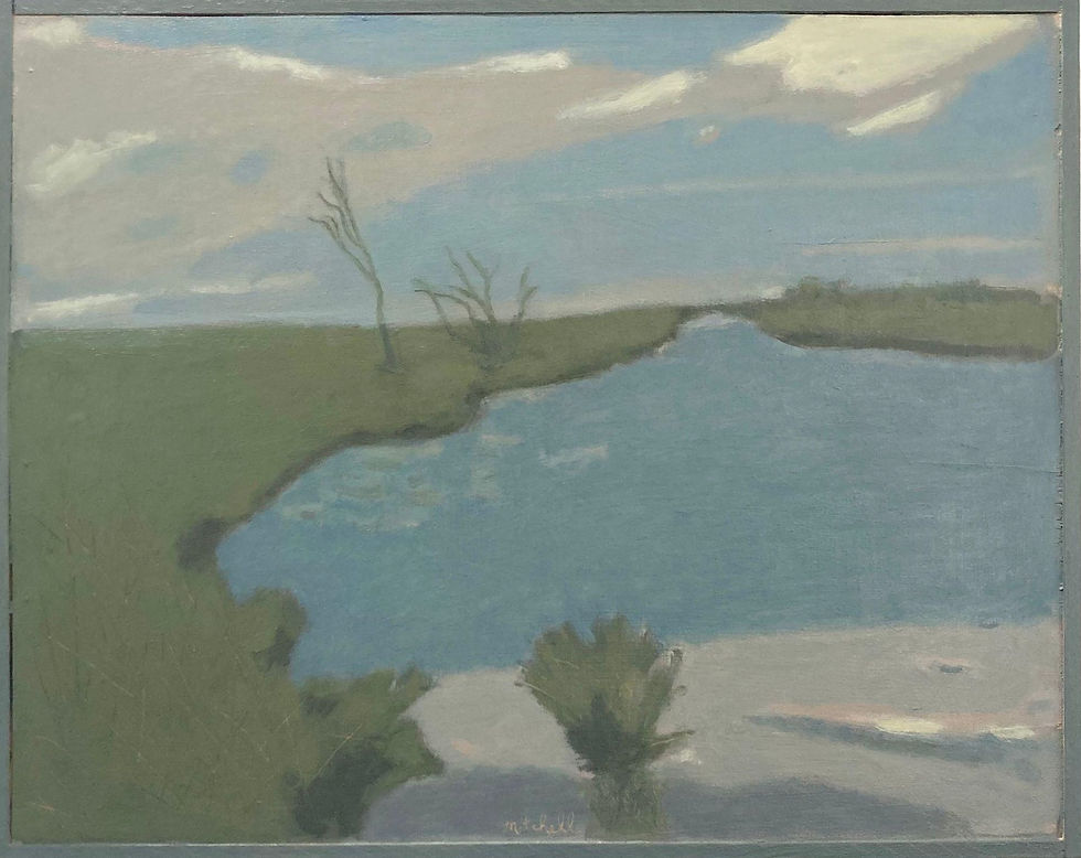 Landscape with a River in Early Evening
