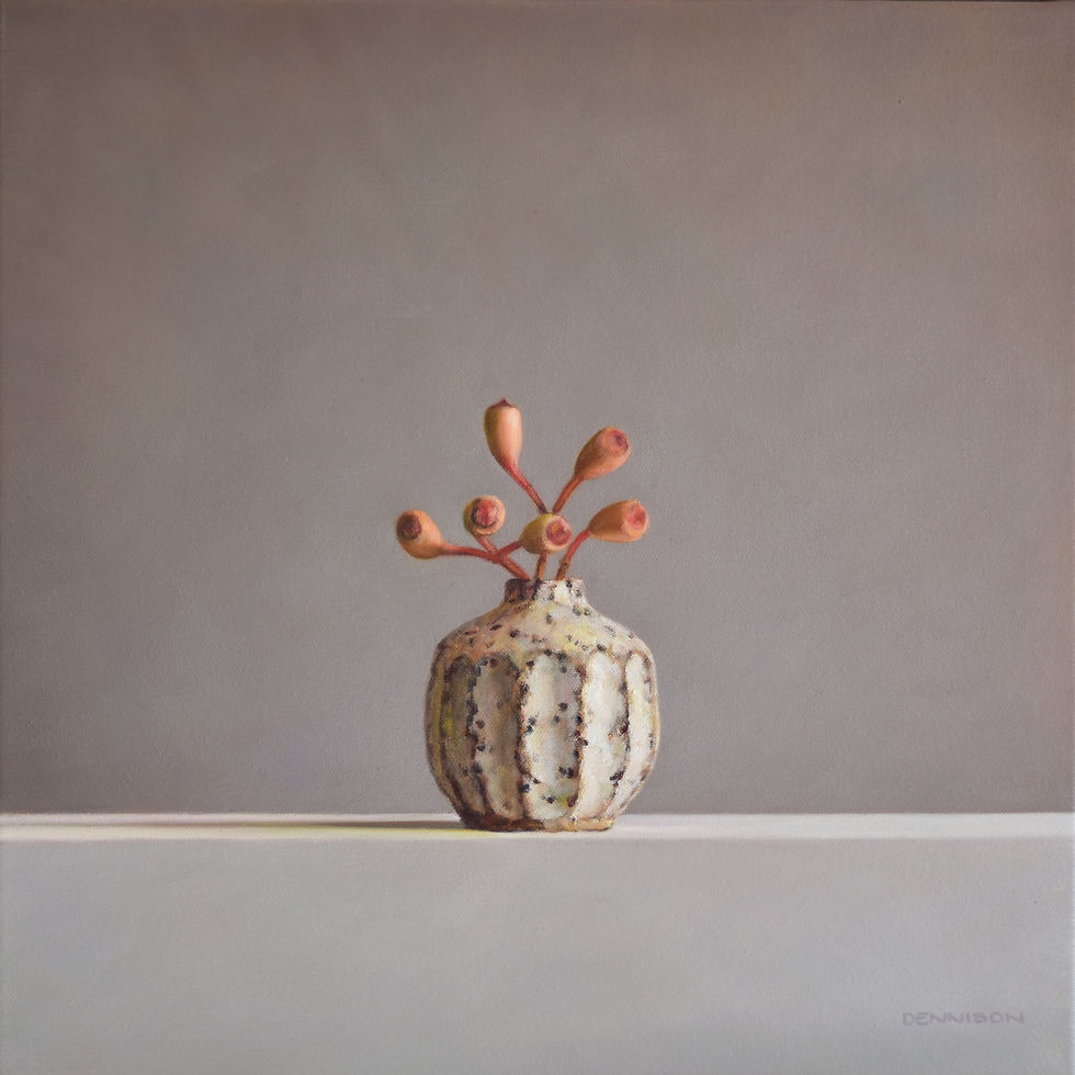 Gumnuts and Pod Vase