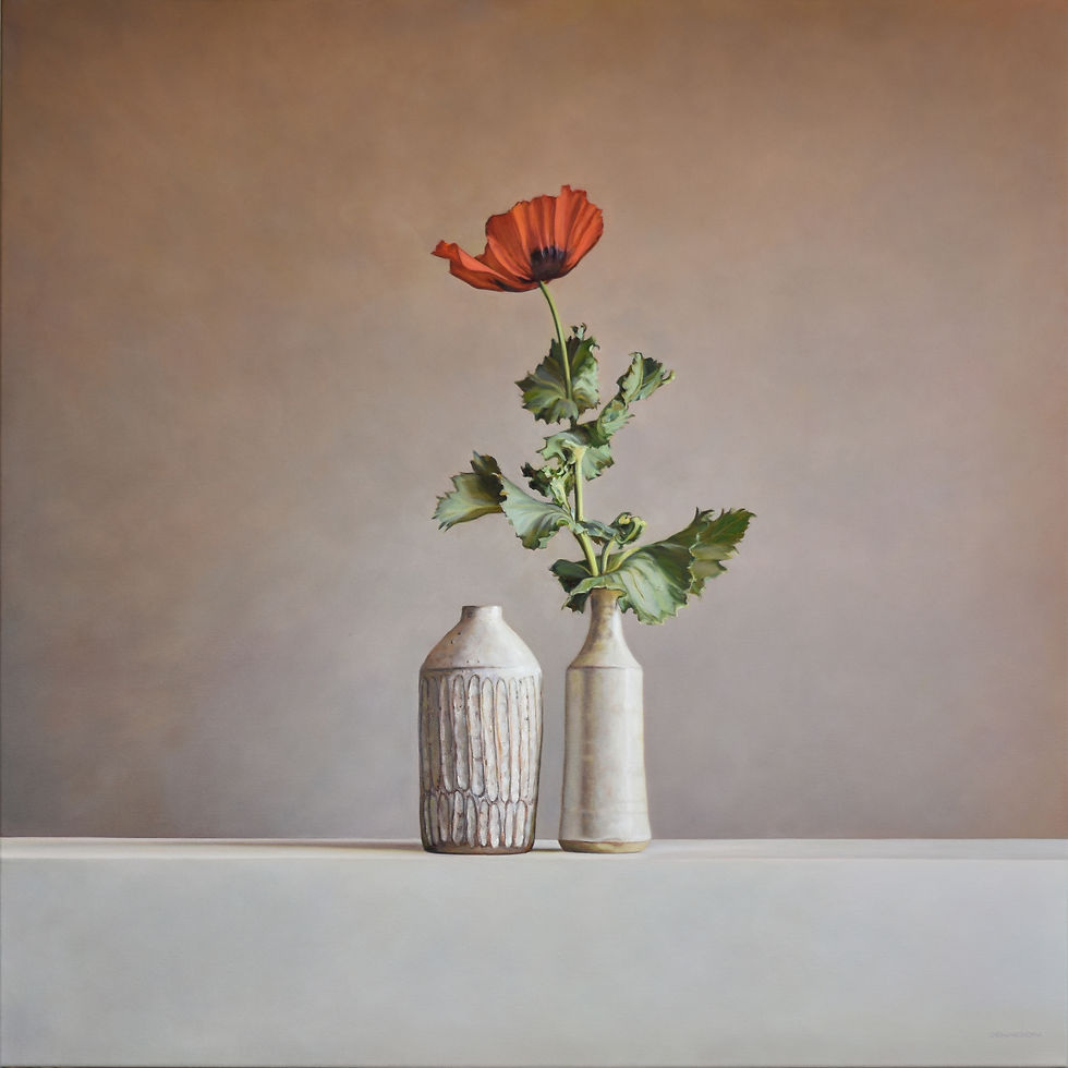 Red Poppy still Life