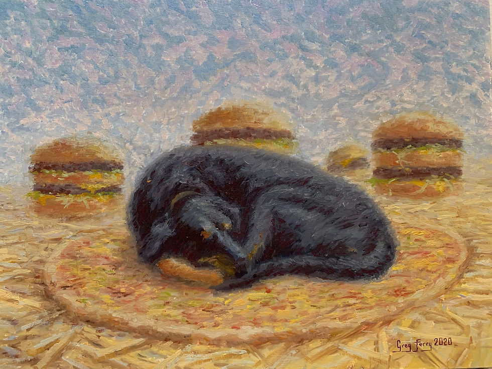 Sleeping on Pizza