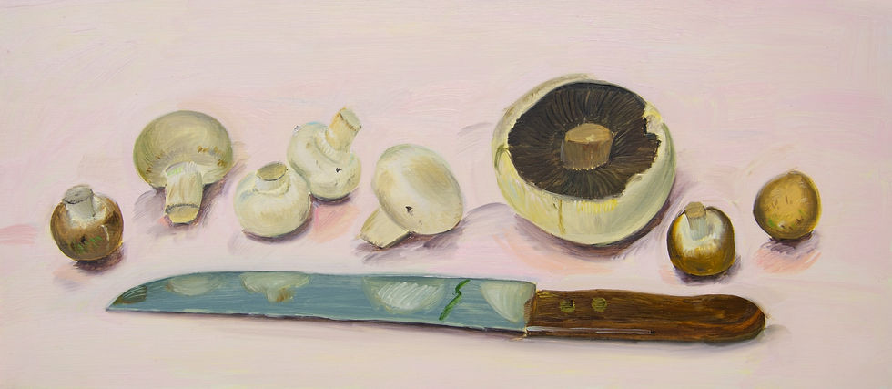 Mushrooms, Knife