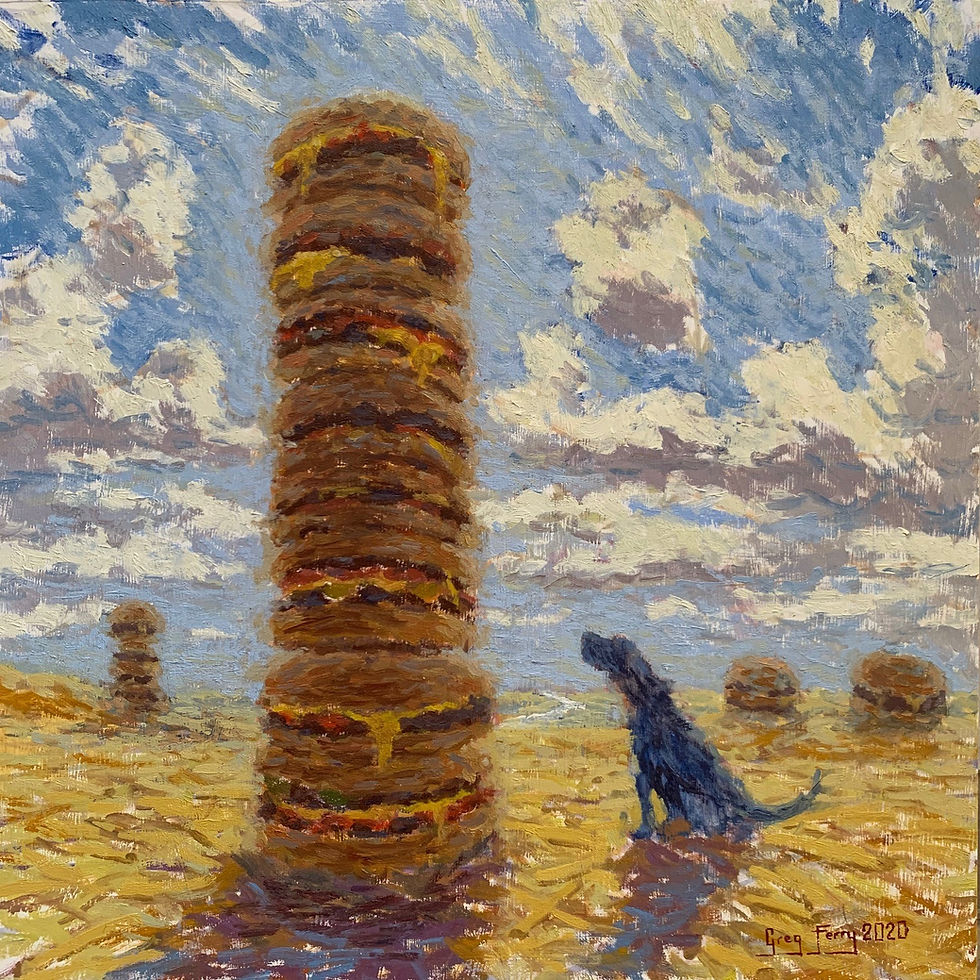 Leaning Tower of Hamburgers