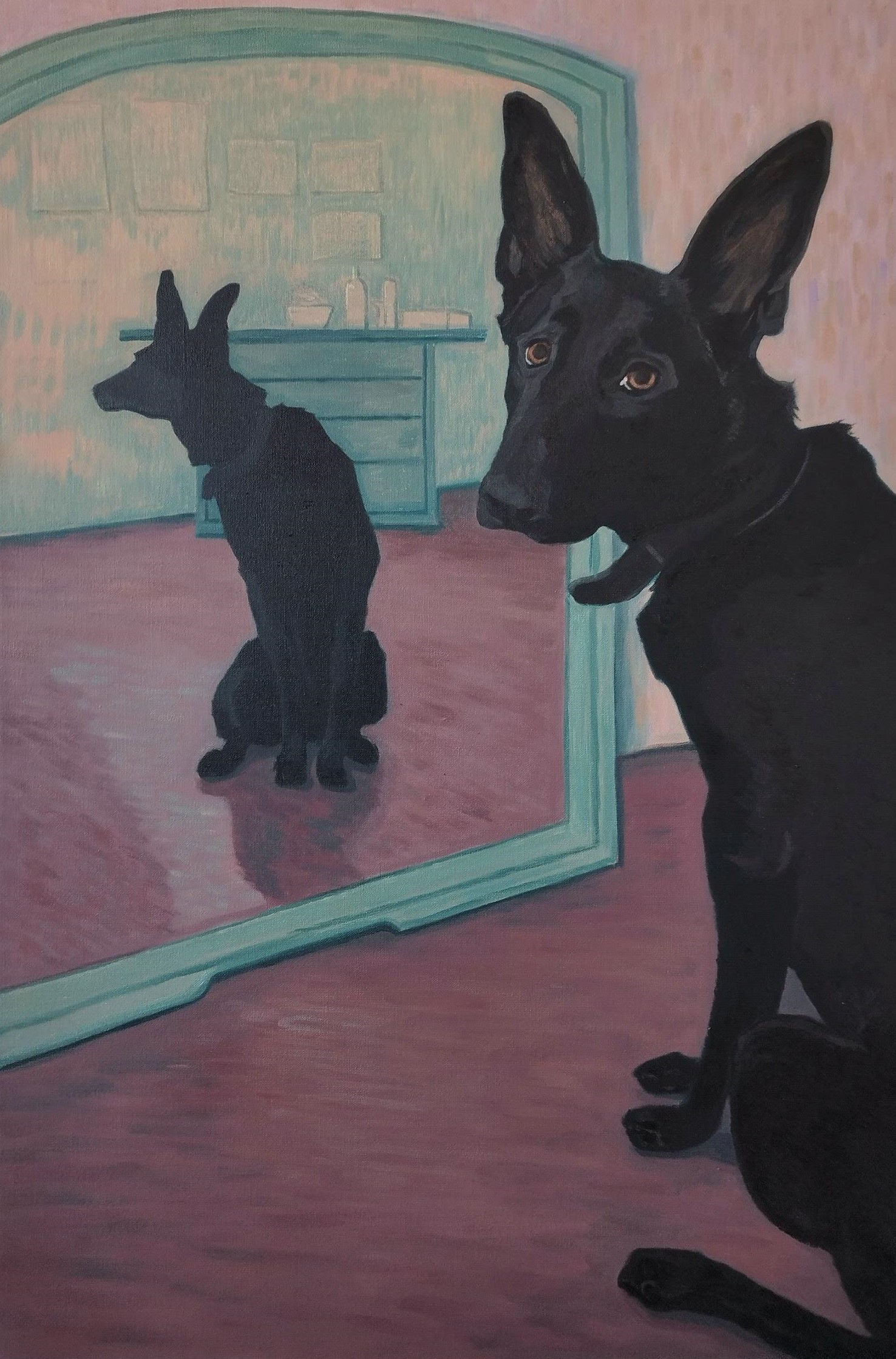 Alke and her Reflection