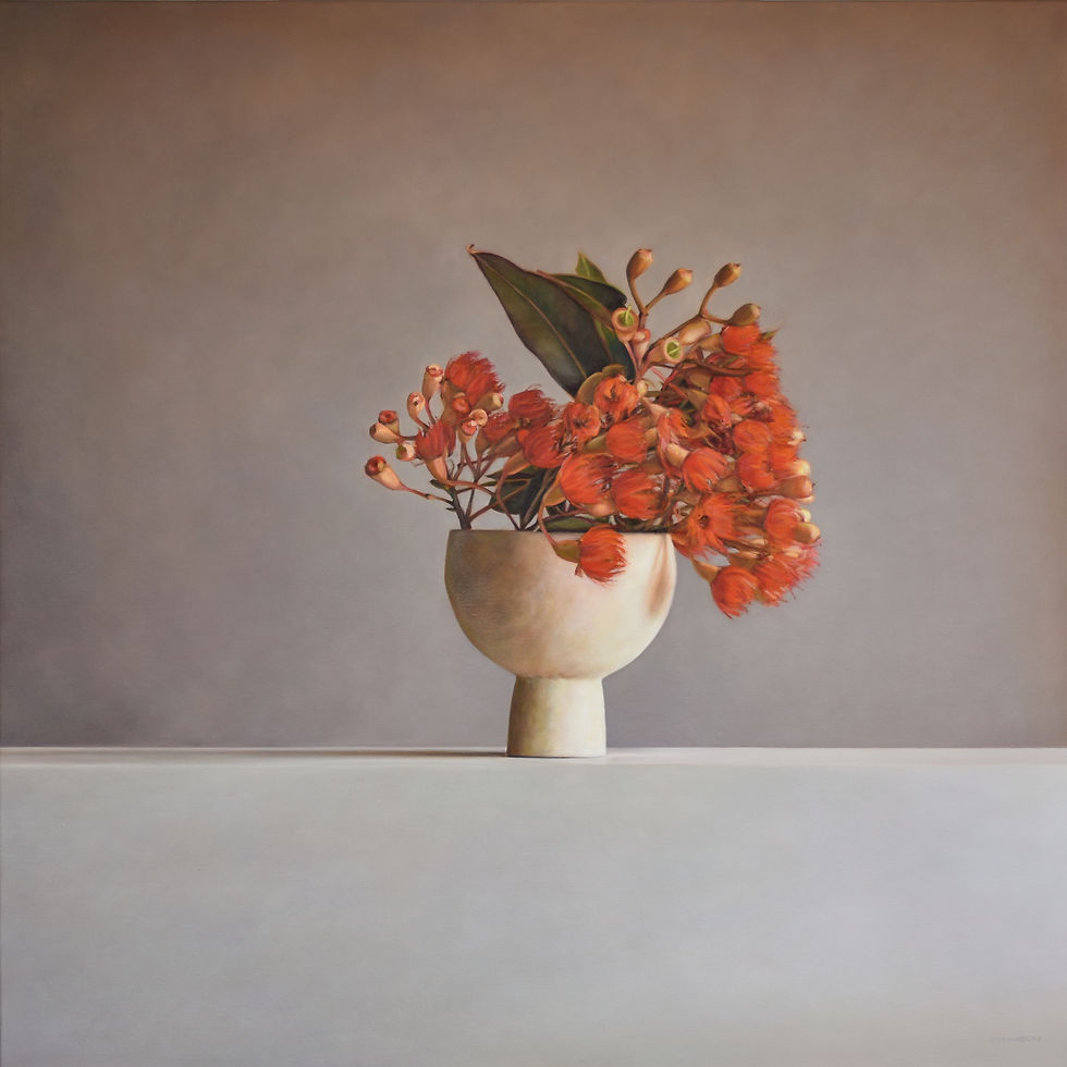 Red gum Blossom Still Life