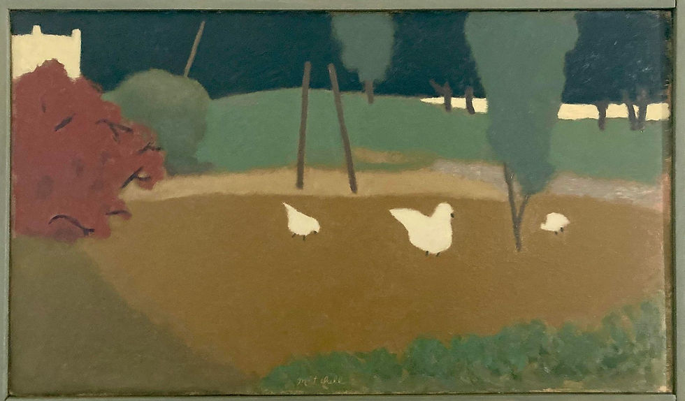 Chickens on a Morning Walk
