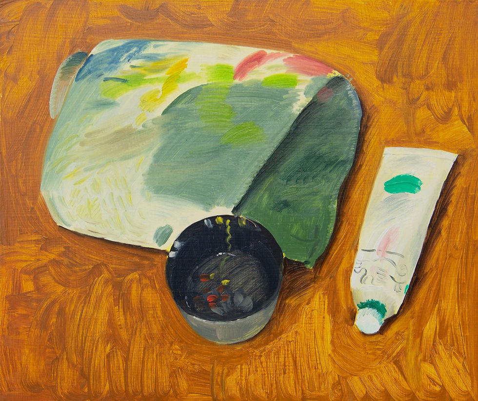 Red, Paint and Little Vessel