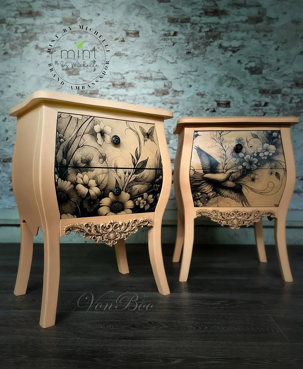 Thumbnail: MINT Decoupage Paper-Botanical in Black & White