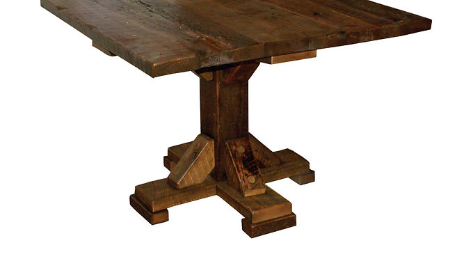Old Timber Pedestal Table - OTTBL