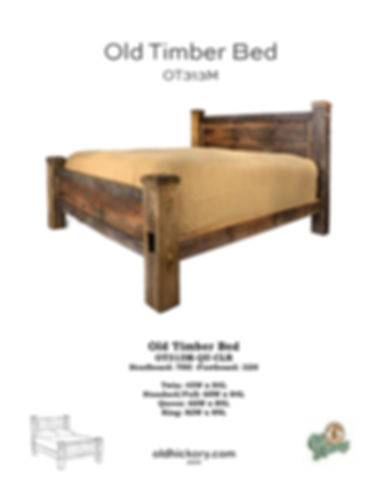Old Timber Bed - OT313M