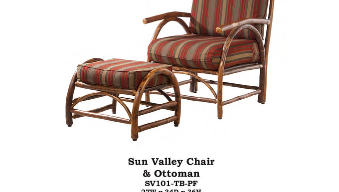 Sun Valley Chair & Ottoman - SV101/SV109