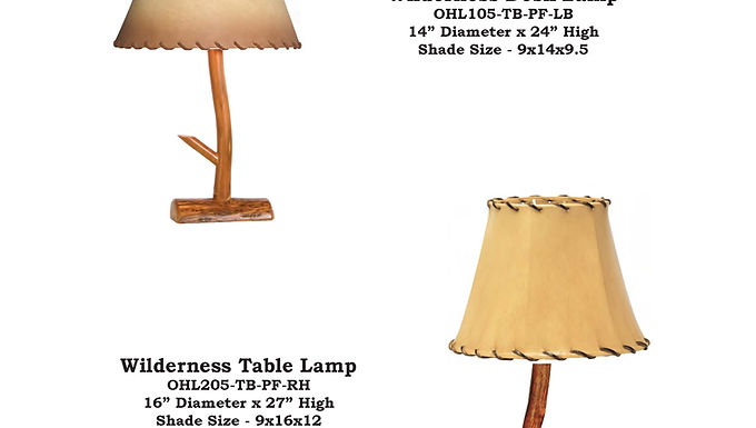 Wilderness Lamps - OHL105/OHL205