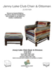 Jenny Lake Club Chair & Ottoman - JL101/109