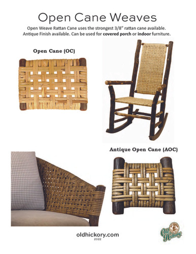 Open Cane Weaves | oldhickory