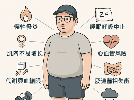 體脂率過高對身體的影響