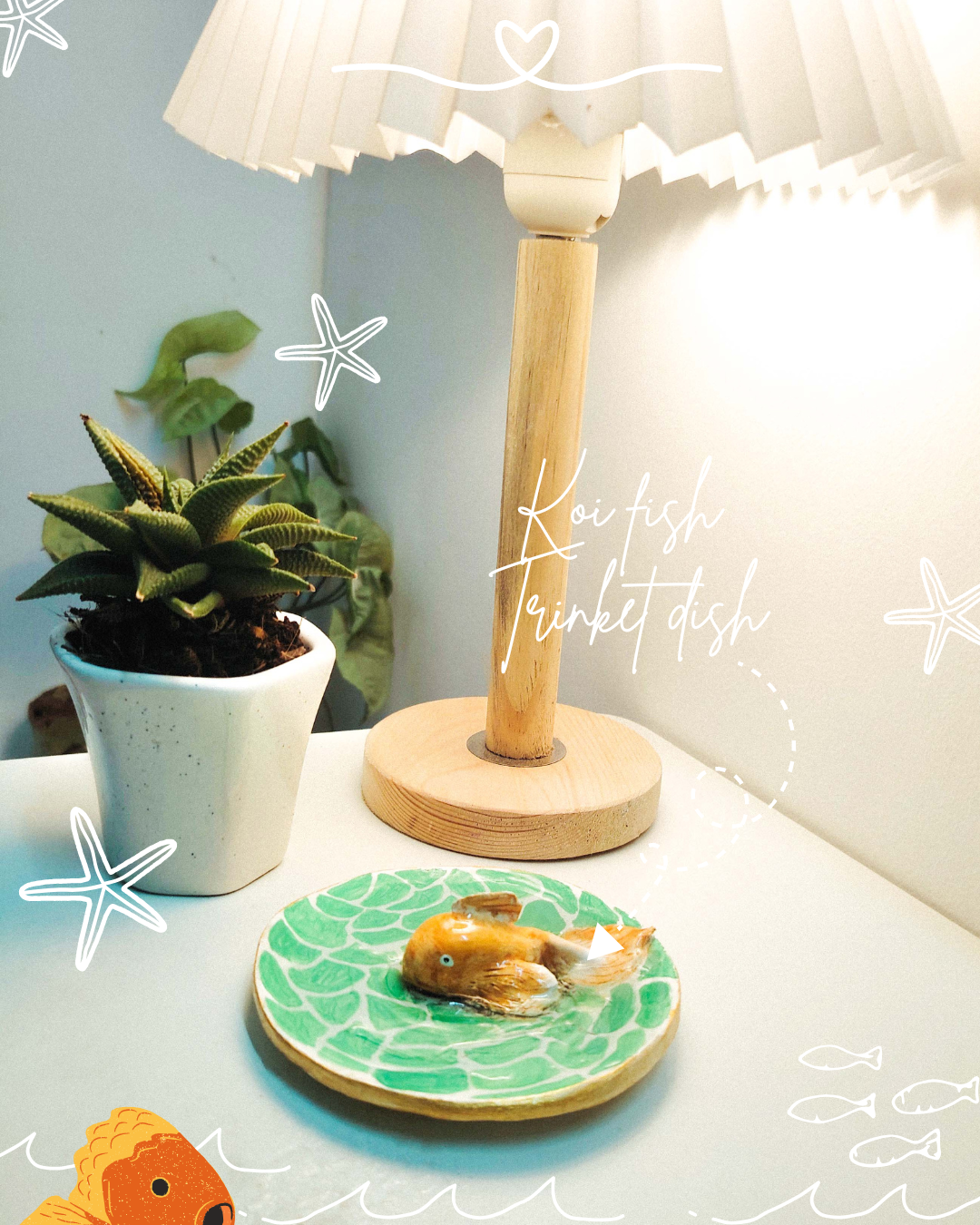 Koi Fish Trinket Dish