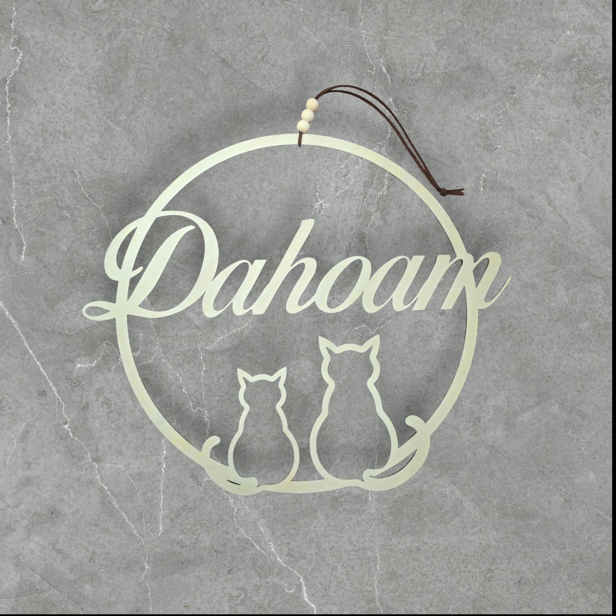 Türkranz Dahoam mit Katzen 