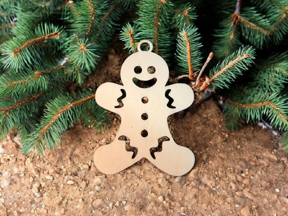 Holzanhänger Lebkuchenmann