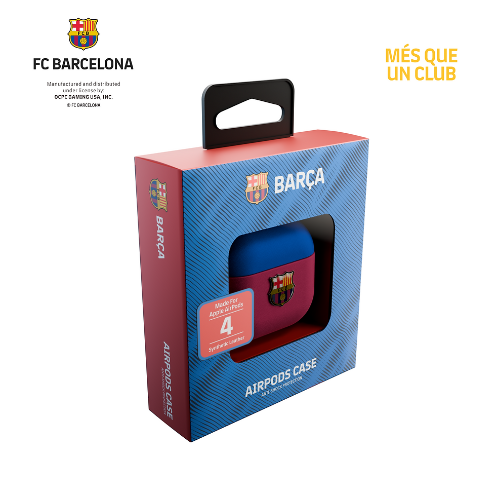 Thumbnail: FCB Official AirPods Leather Case (For Apple AirPods 4)