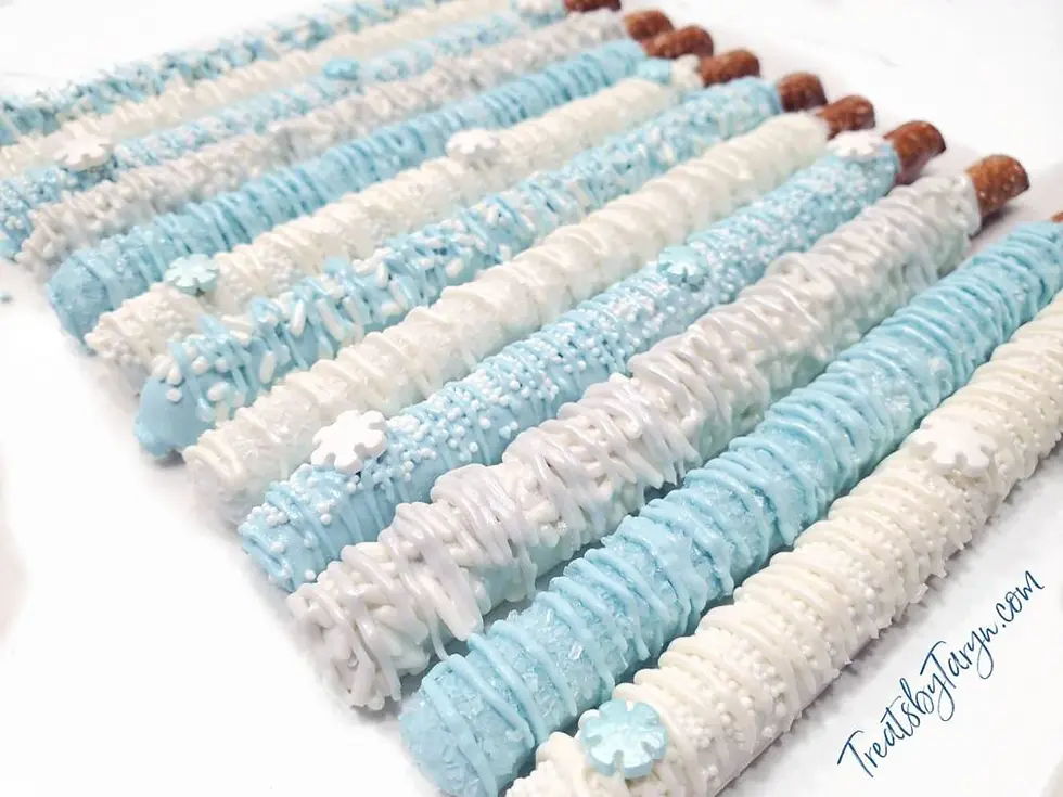 Pretzels Blue & White Chocolate