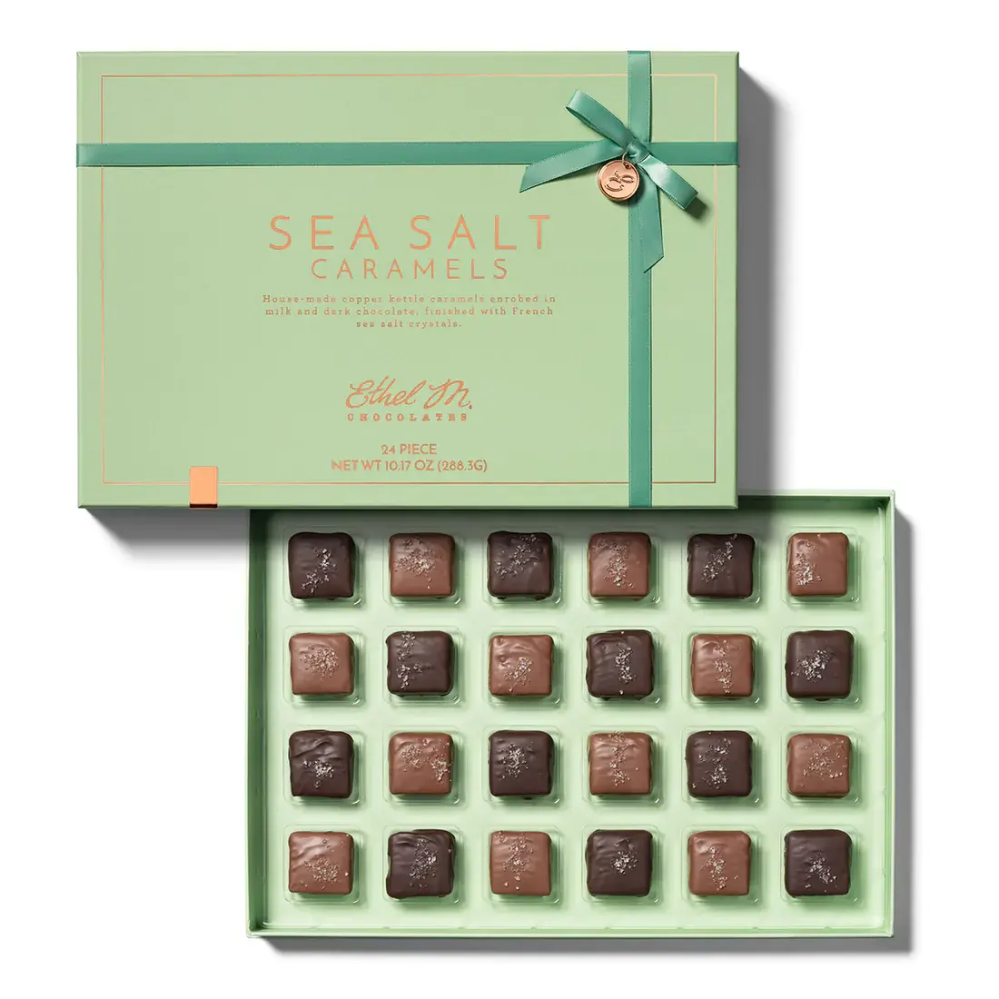THE SEA SALT CARAMELS COLLECTION, 24-PIECE, PREMIUM CHOCOLATE ASSORTMENT BOX