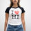 Thumbnail: I HEART HI RAGLAN BABY TEE