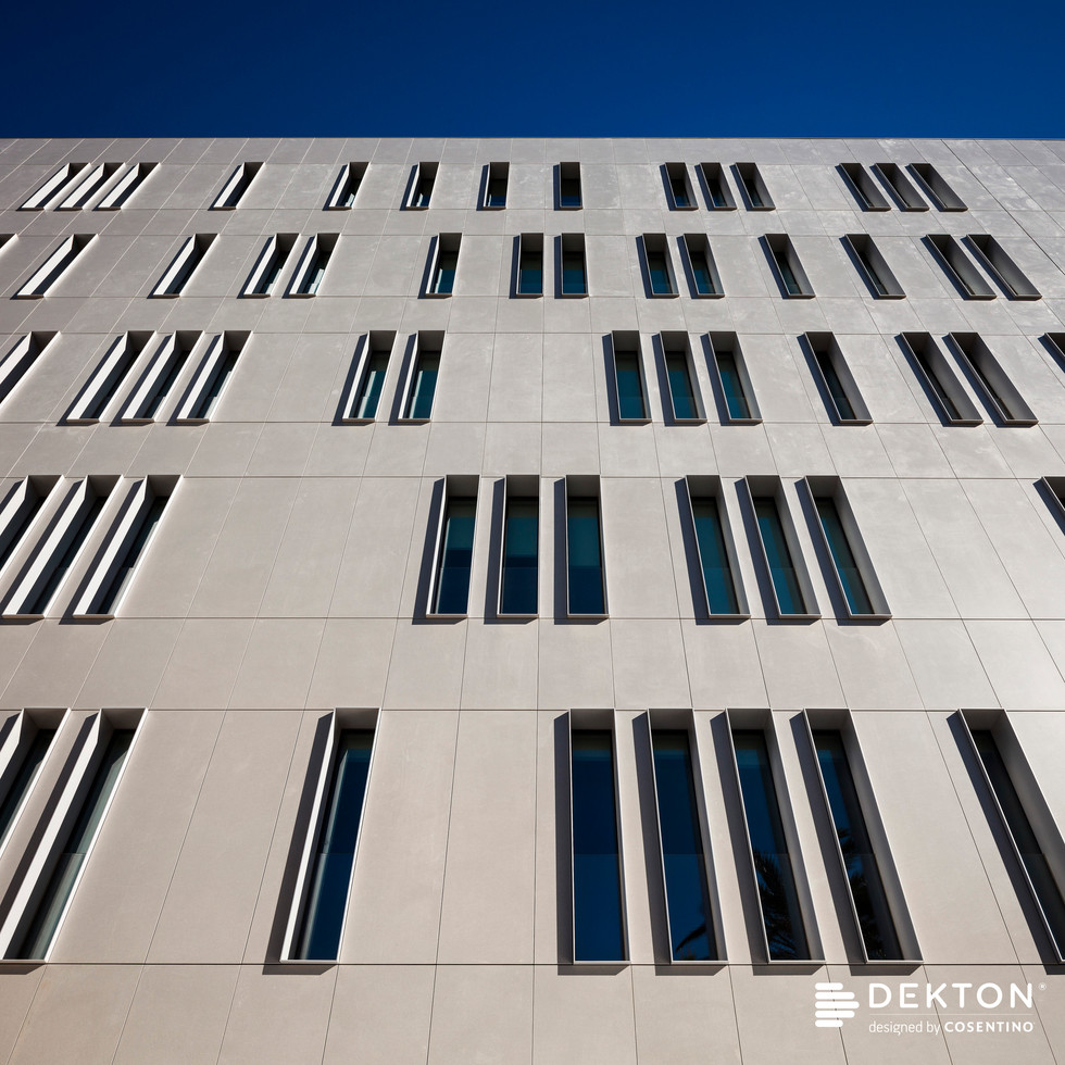 Fachada edificio Cajamar_Dekton Sirocco