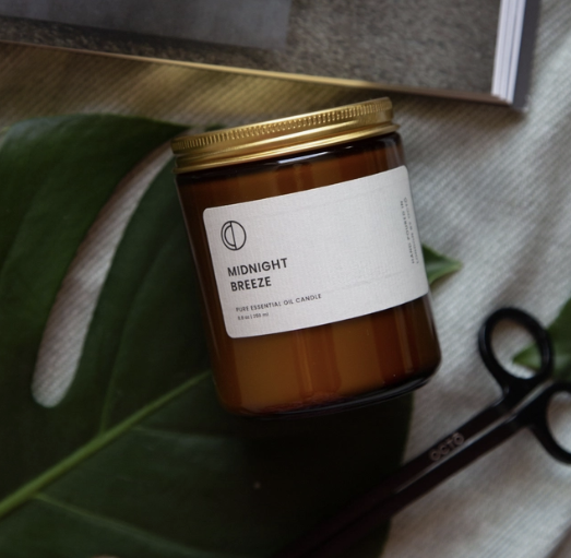 Thumbnail: Octo- Midnight Breeze Candle-Rose geranium, Vetiver and Patchouli