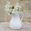 Thumbnail: White Glazed Ceramic Jug