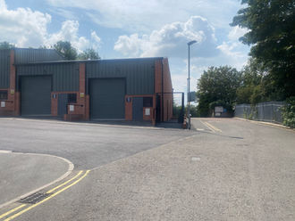 Tyne Street in Carlisle showing industrial units