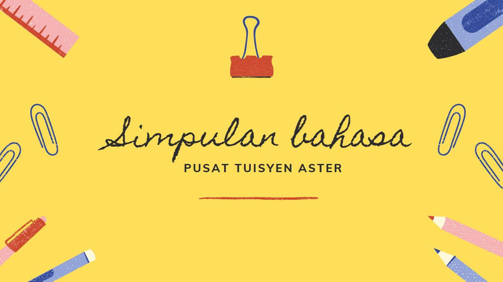 Senarai Simpulan Bahasa Tingkatan 4 Tingkatan 5 Spm