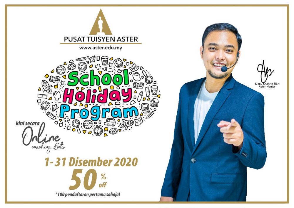 Program Cuti Sekolah Kini Kembali!