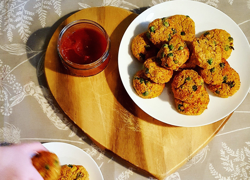 RECIPE BAKED LENTIL VEGGIE NUGGETS