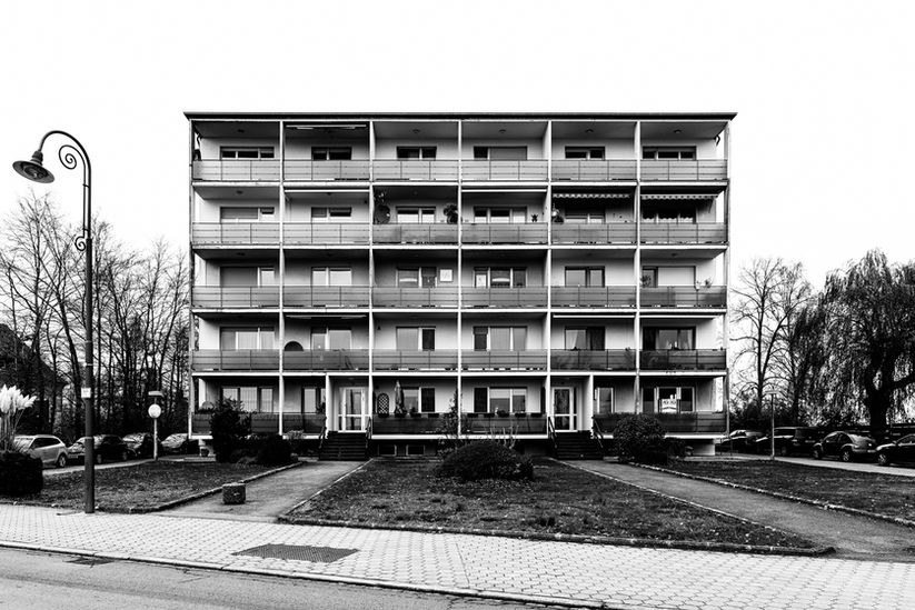 Mid-Century Appartment Building in Luxembourg