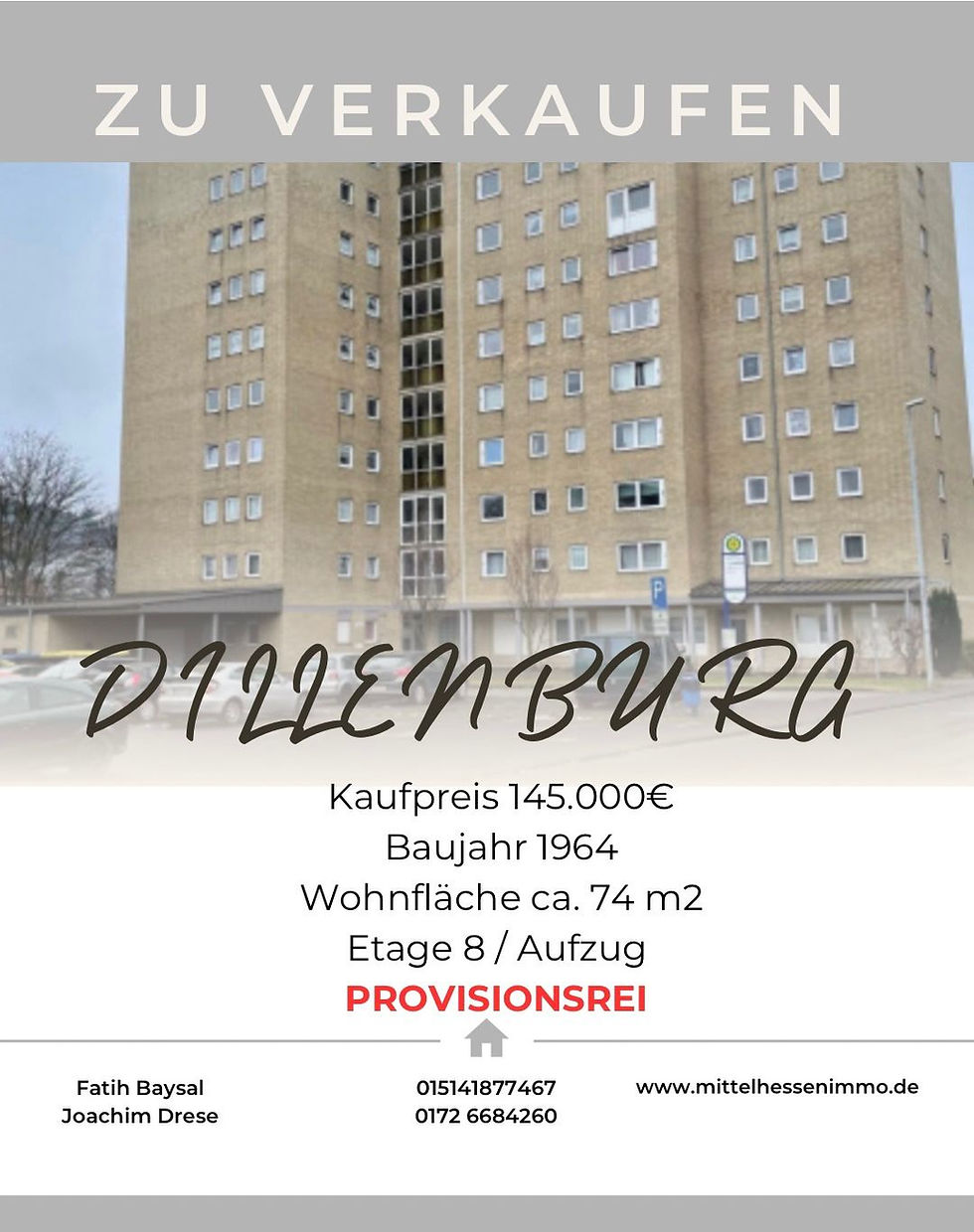 Gemütliche Eigentumswohnung mit Balkon in Dillenburg