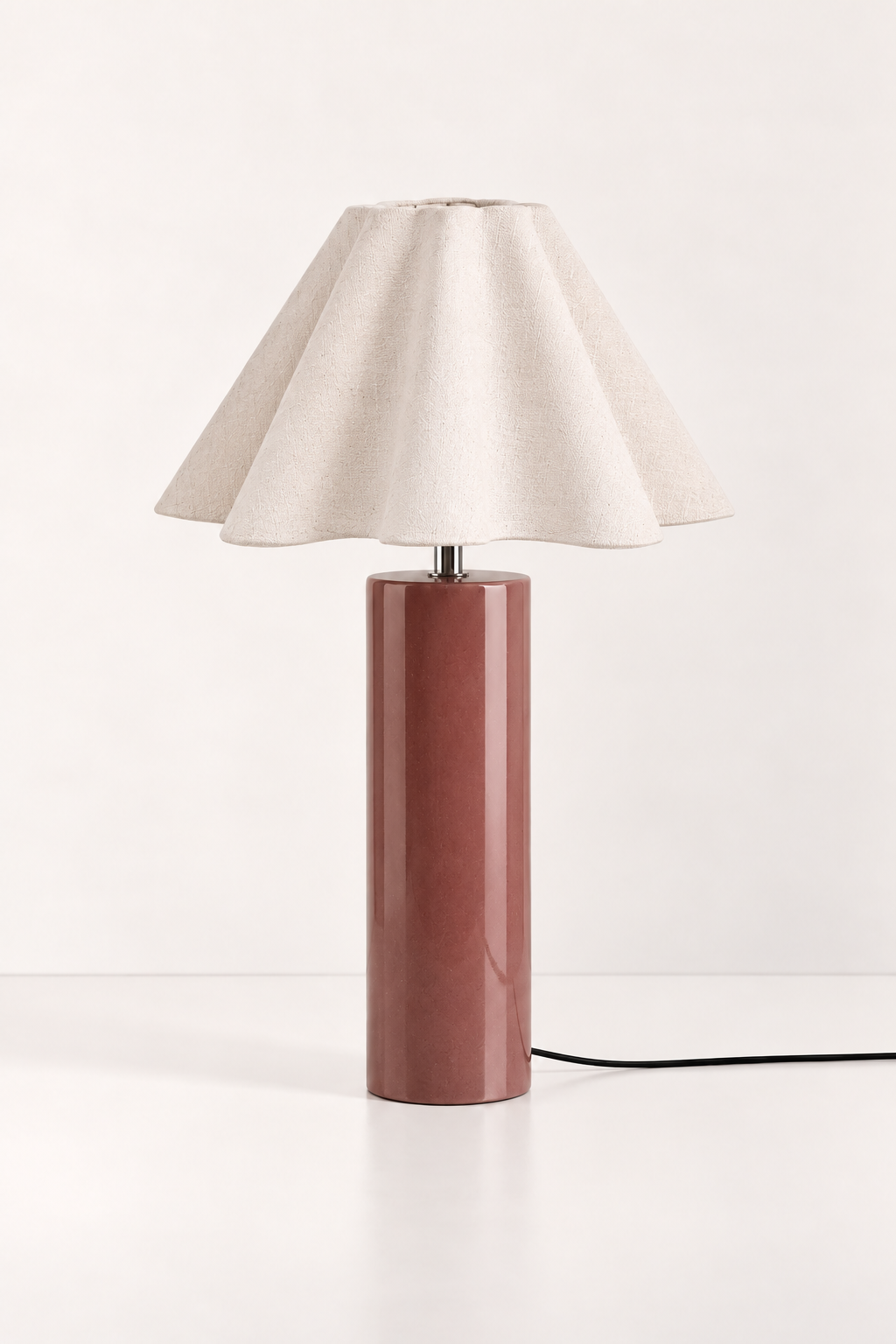 Roze cilinder lamp