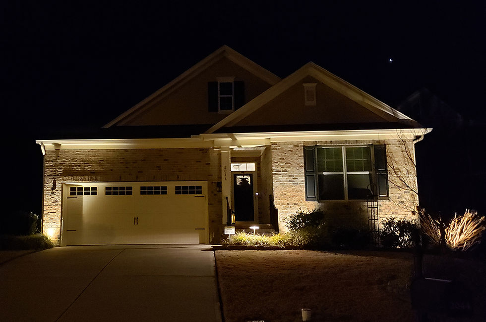 Front Home Accent Lighting