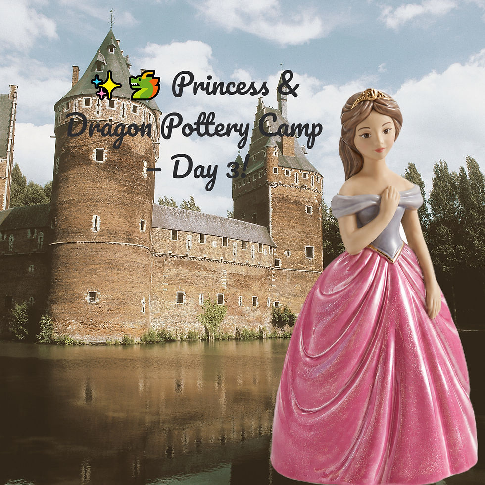 β¨π² Princess & Dragon Pottery Camp β Day 3!