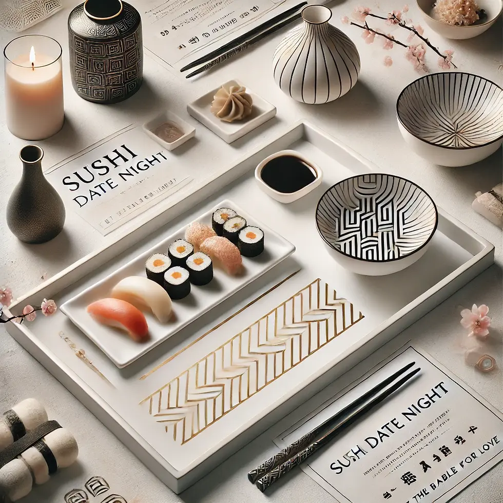 Roll Into Romance: A Sushi Date Night 💞