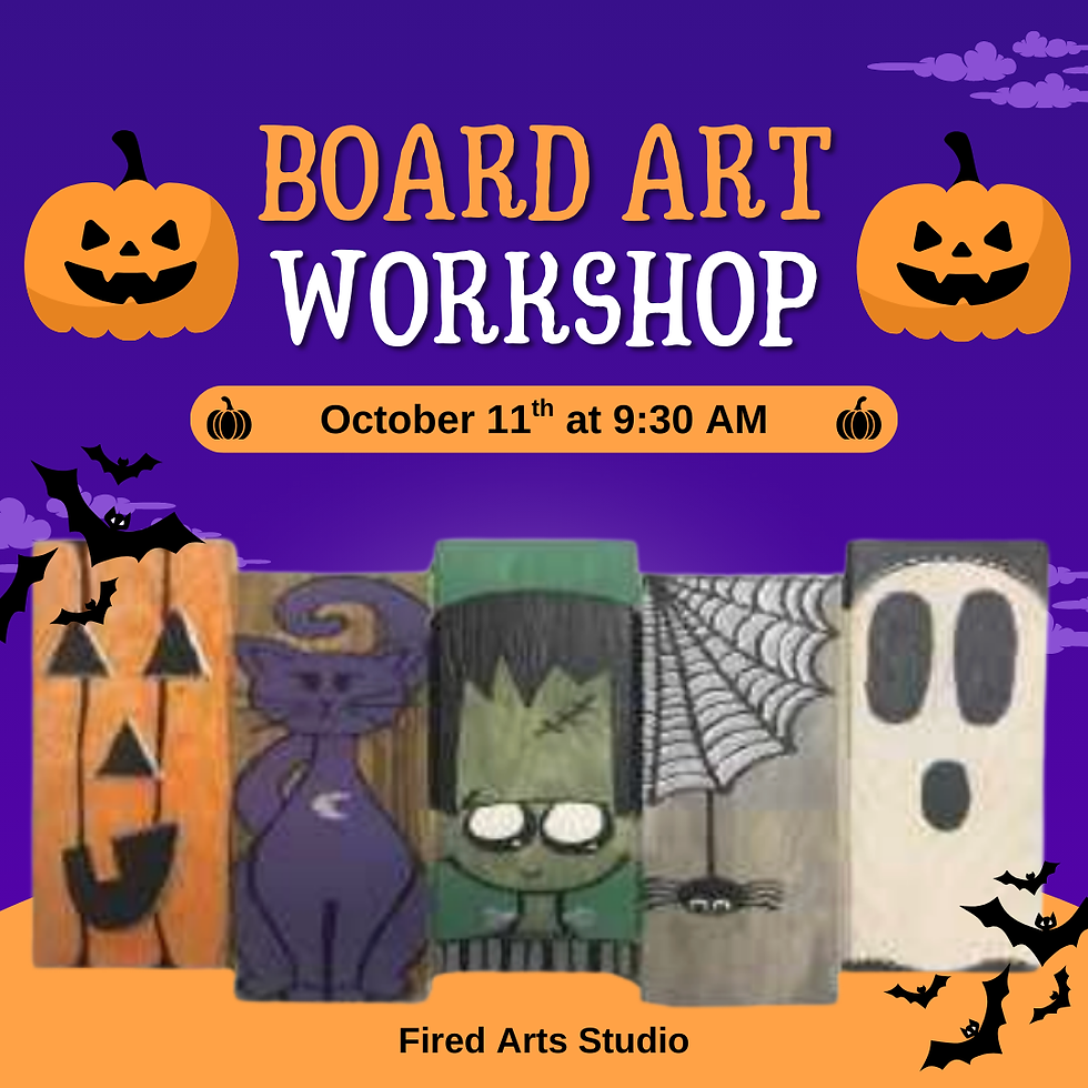  We're Here for the PARTY👻|Board Art Workshop