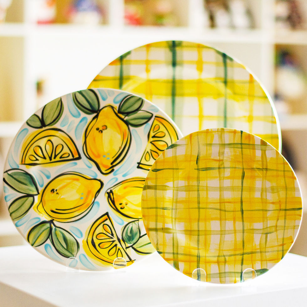 πSummer Lovin' Lemon Plate SET!