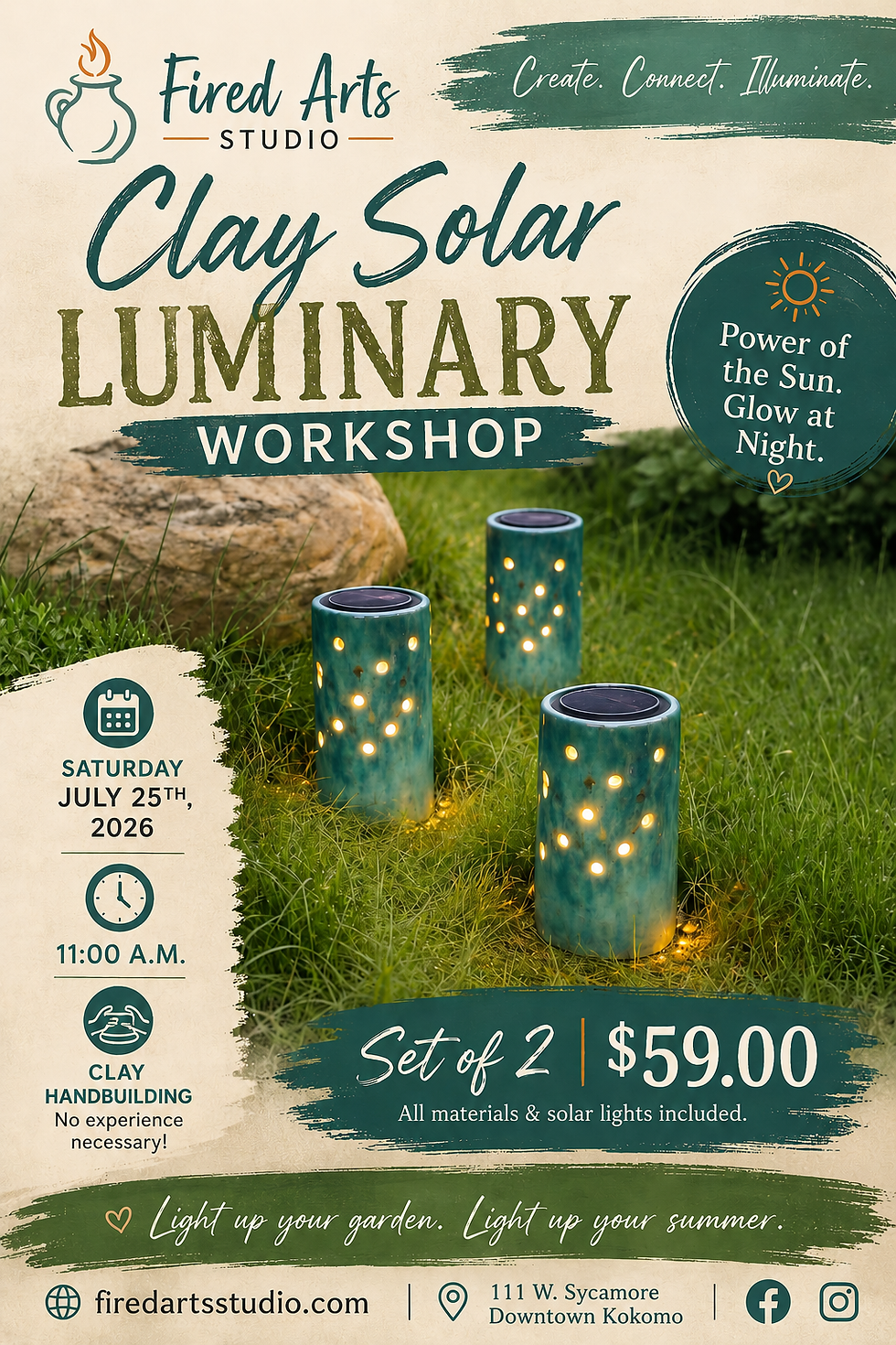 Clay Solar Luminary Workshop
