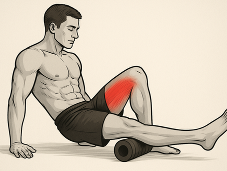 Foam rolling to reduce calf and ankle pain