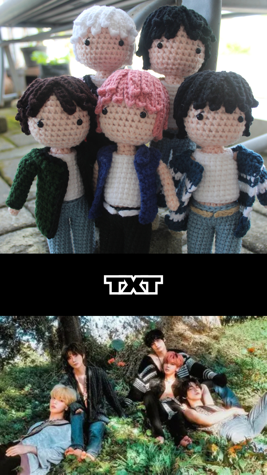 Crochet TXT Group Pattern| Suger Rush Ride Era Amigurumi PDF| English
