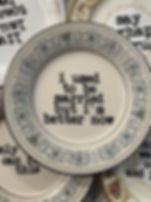 I used to be married small plate 