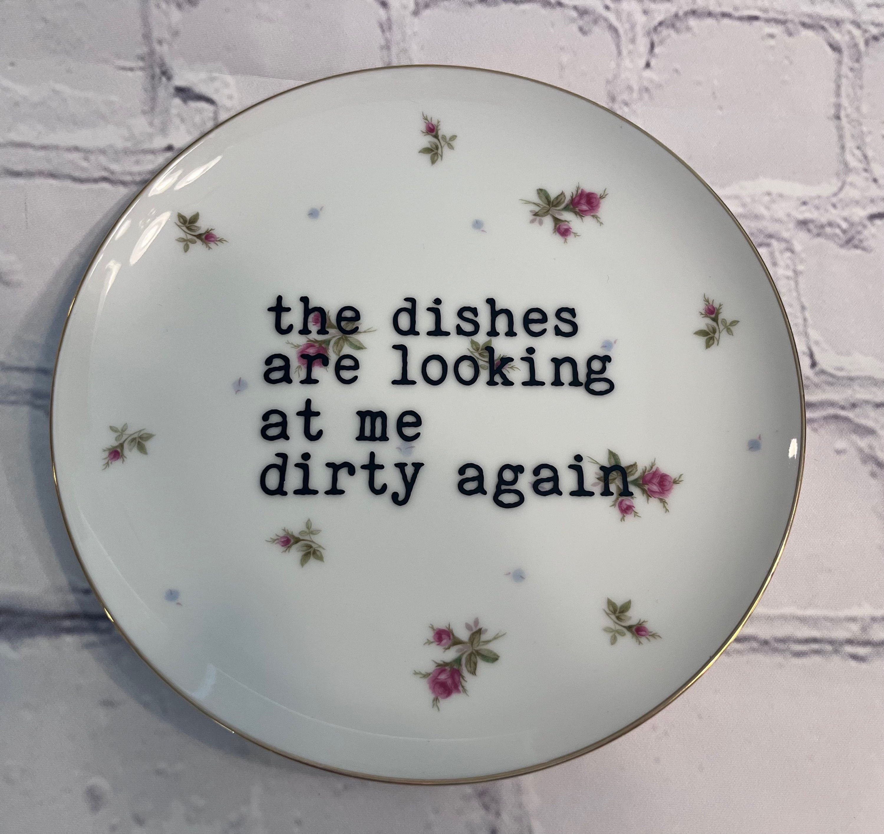 The Dishes Repurposed China Plate 7 in