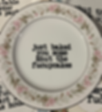 Just baked you small plate 