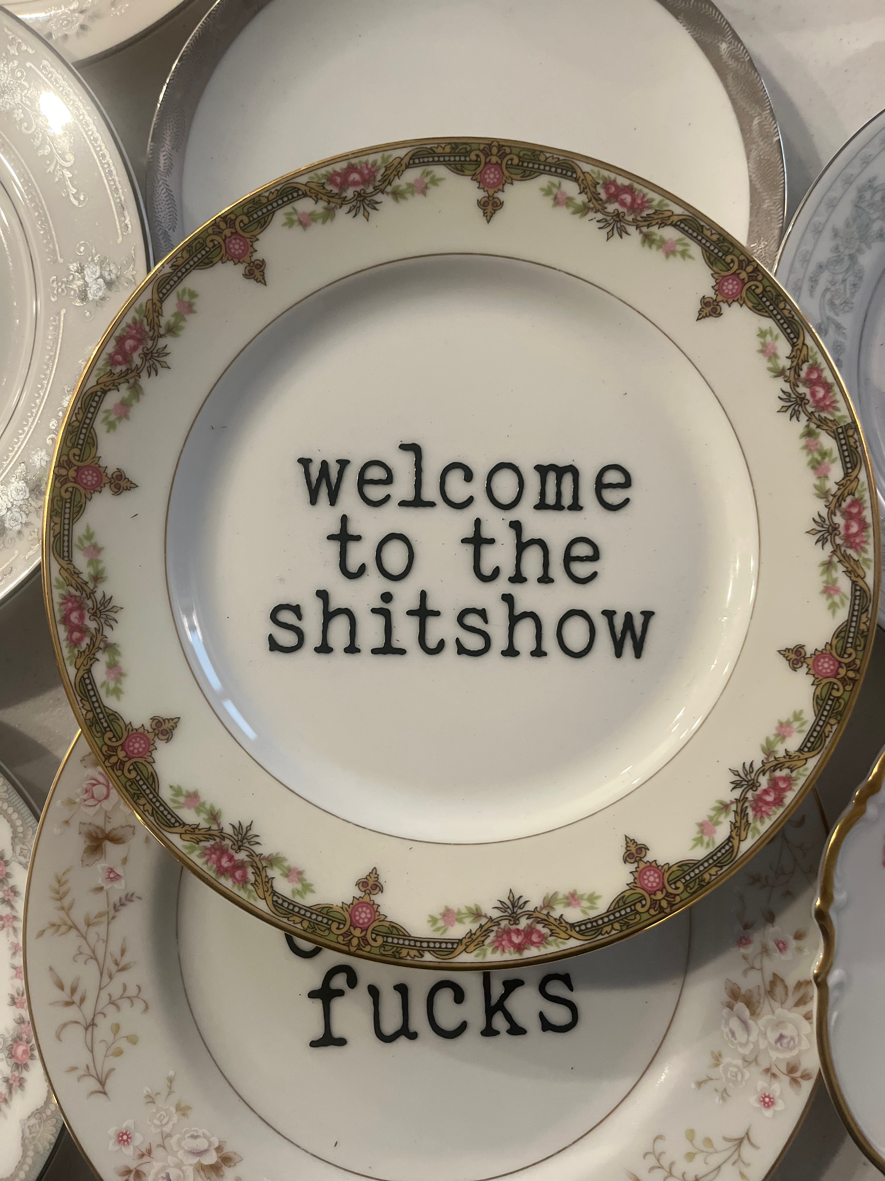 Welcome to the Shitshow Large Plate 