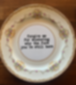 Forgive me dinner plate 