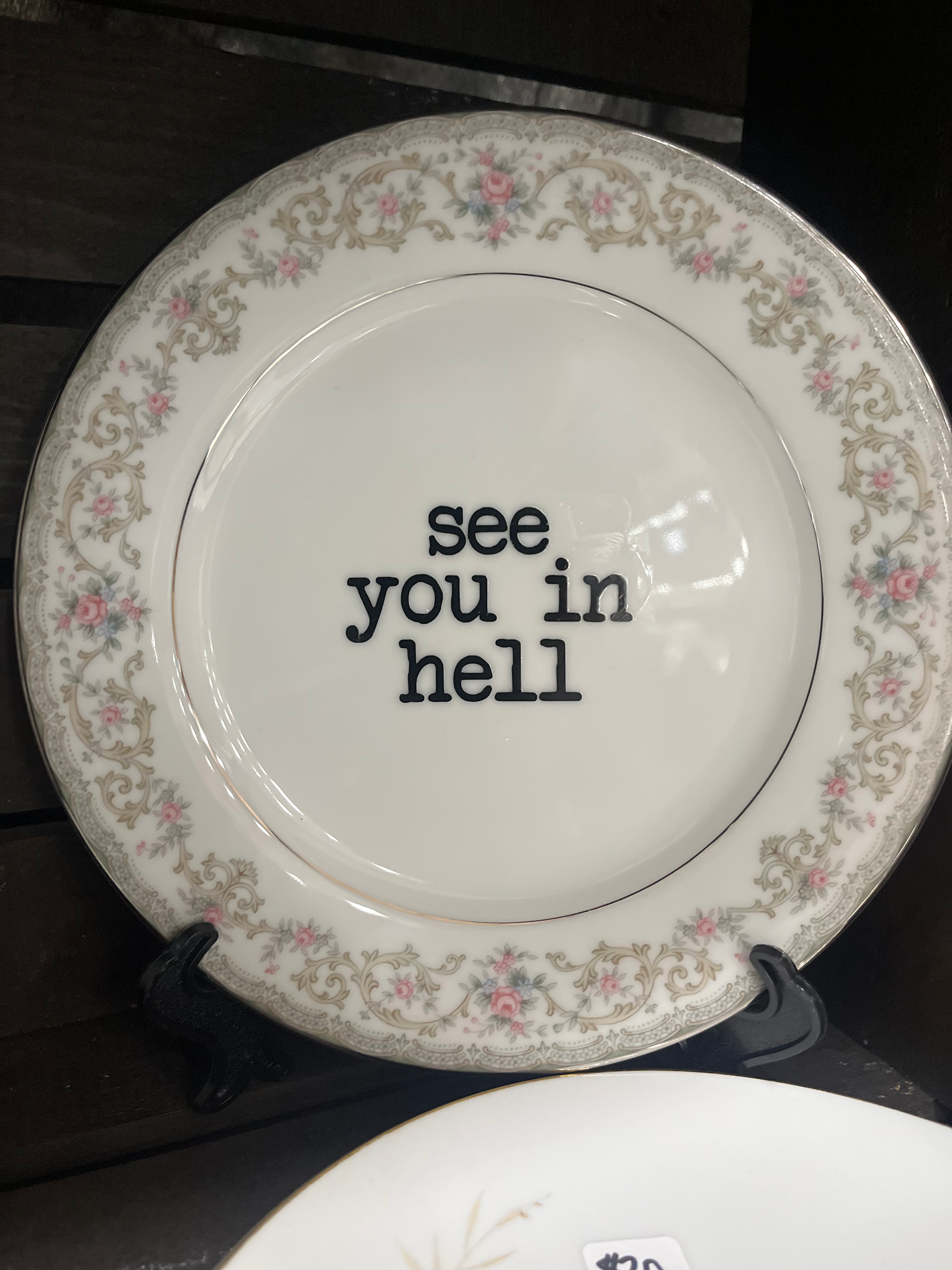 See you in hell small plate